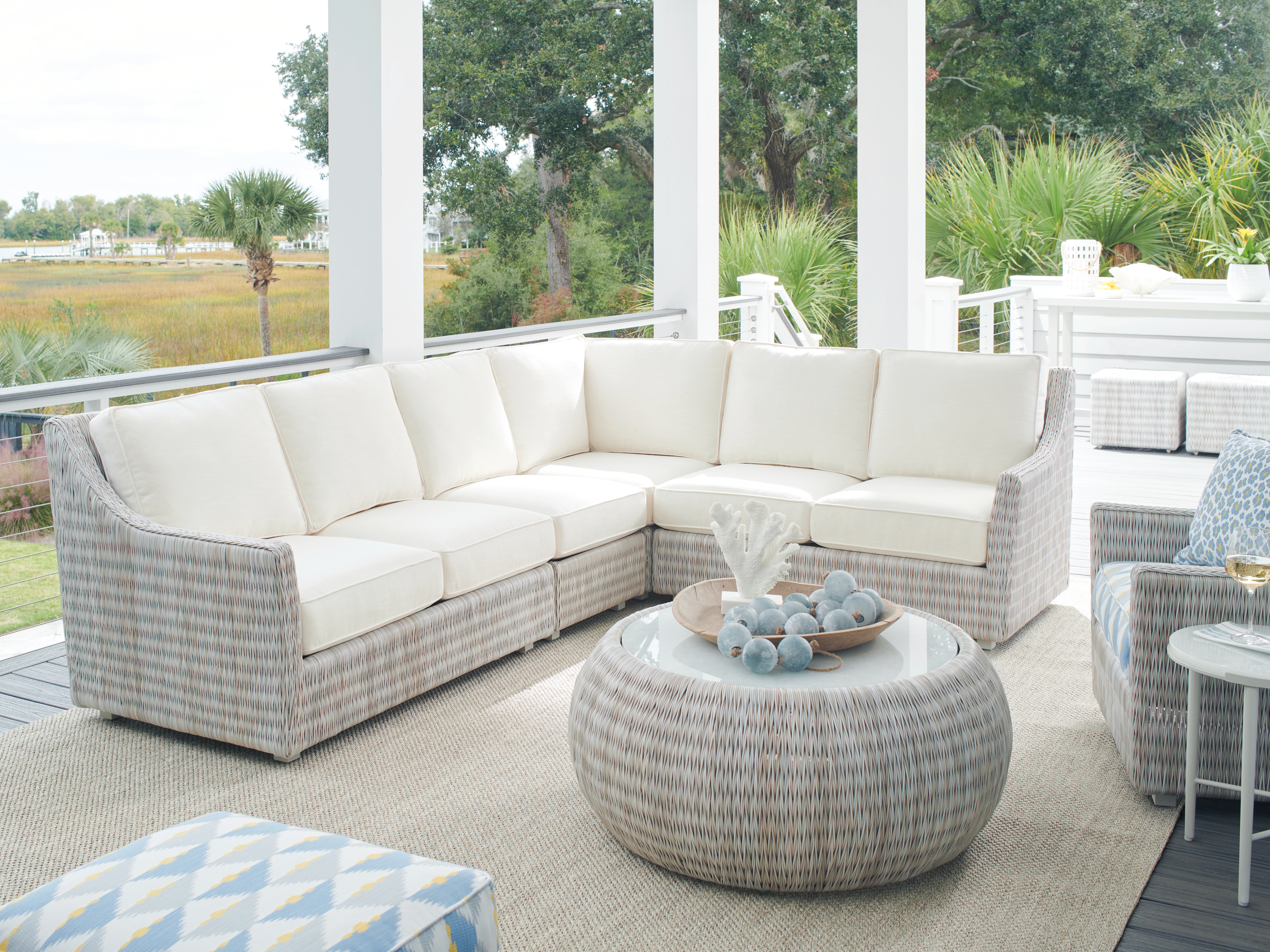 Tommy Bahama Outdoor Living Outdoor Furniture Seabrook Sectional Shown