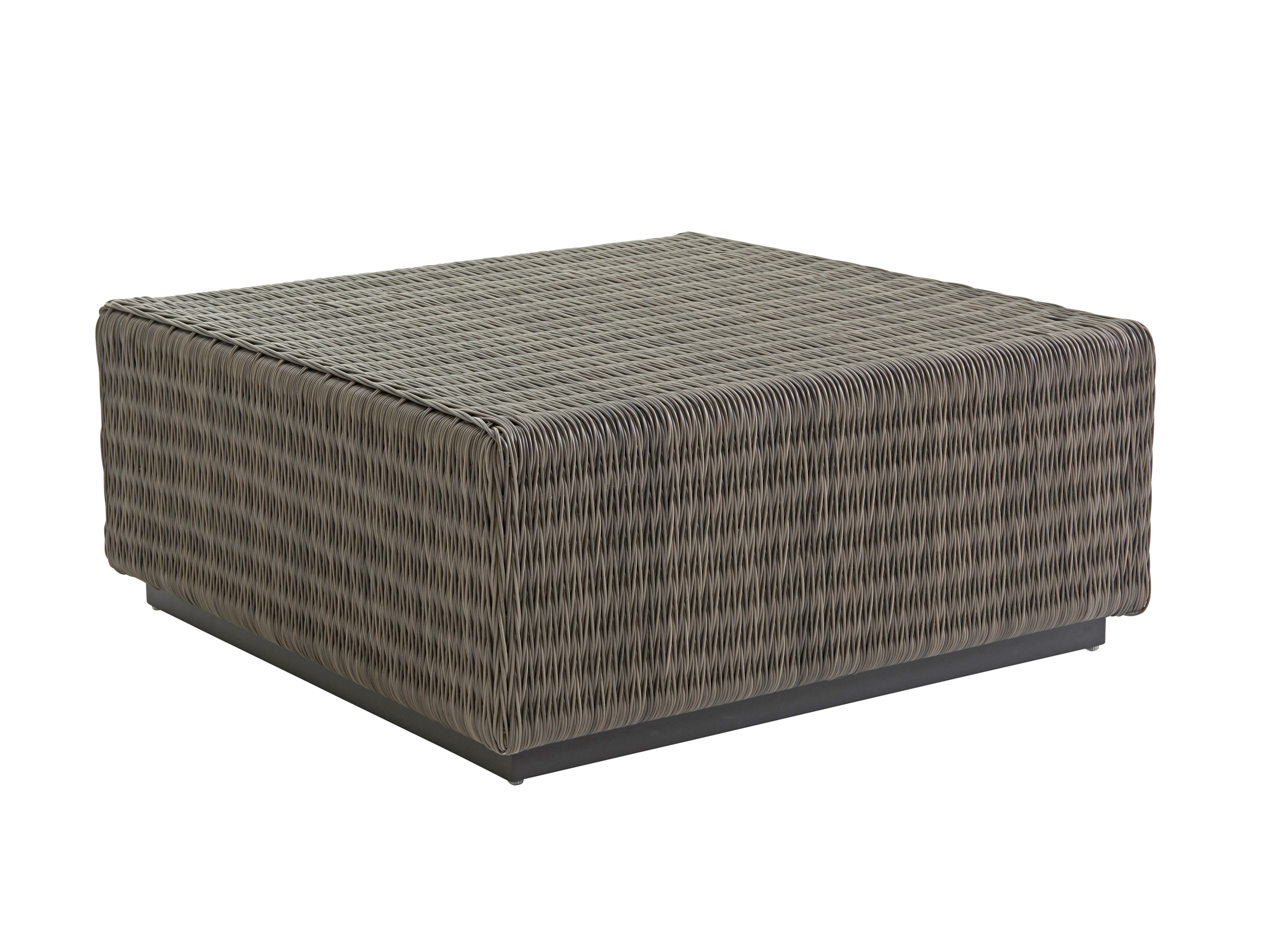 Tommy Bahama Outdoor Outdoor Patio Square Cocktail Table 3900 947 West Coast Living Orange