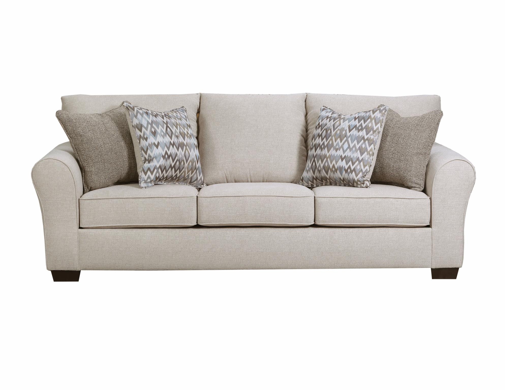 Lane Home Furnishings Living Room Sofa Boston Linen Liberty Seaside Harbor Gray 1657 03 9281B