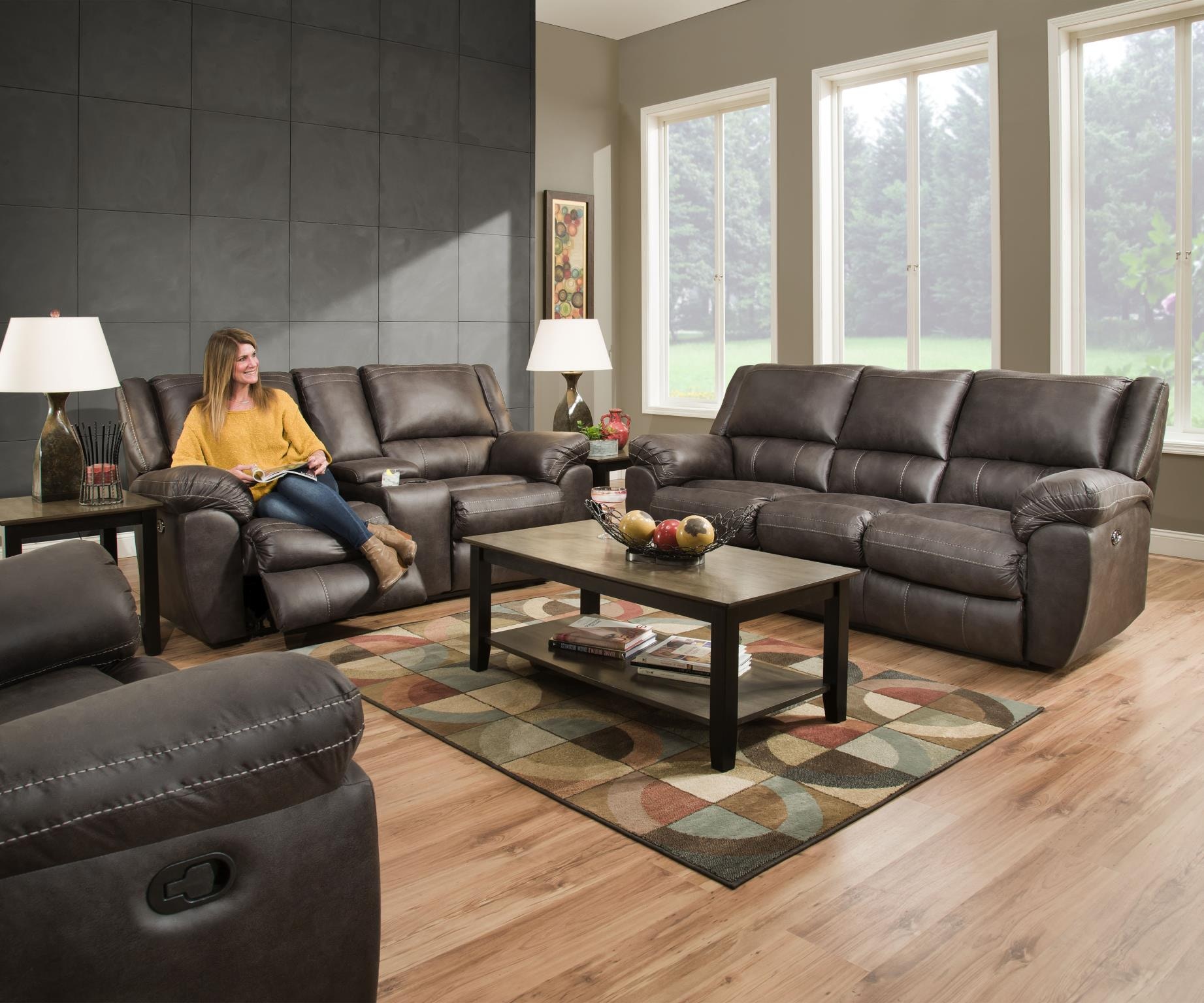 shiloh granite cuddler recliner