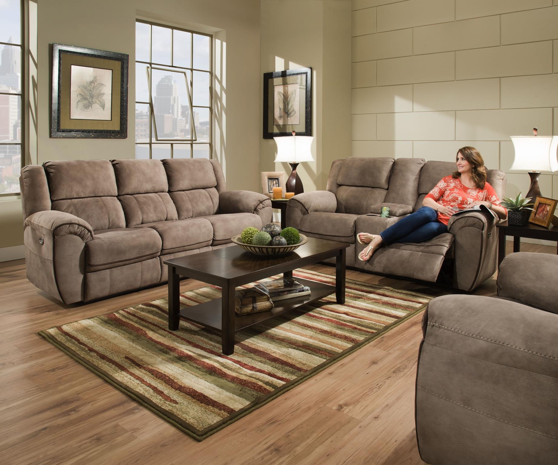 Lane furniture power cuddler recliner sale