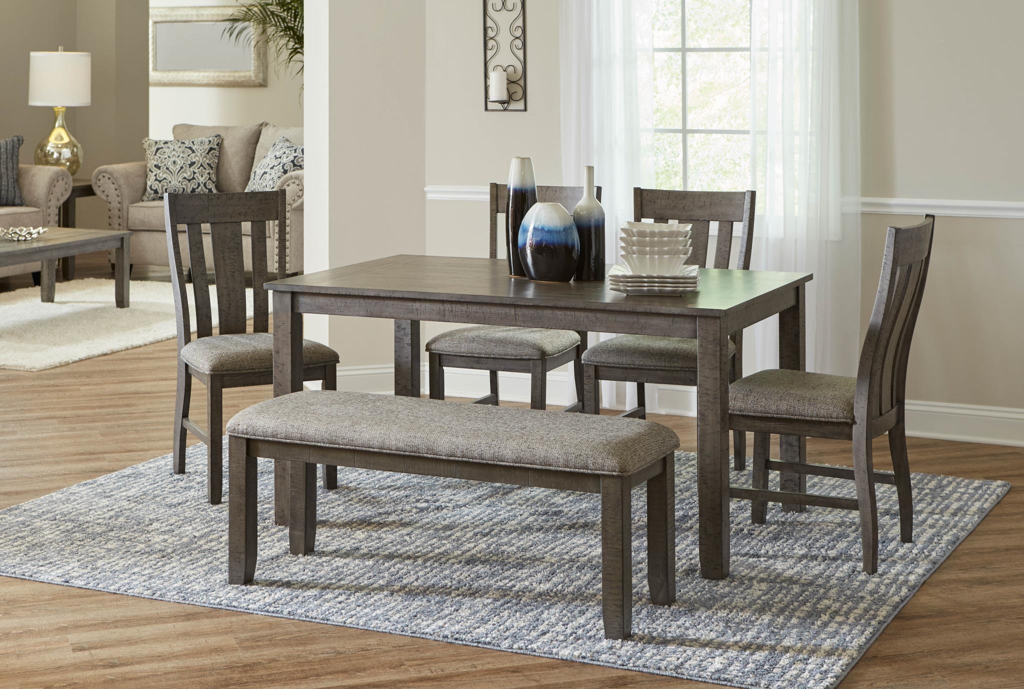 Lane Home Furnishings Casual Dining 6 Piece Dining Set Table 4