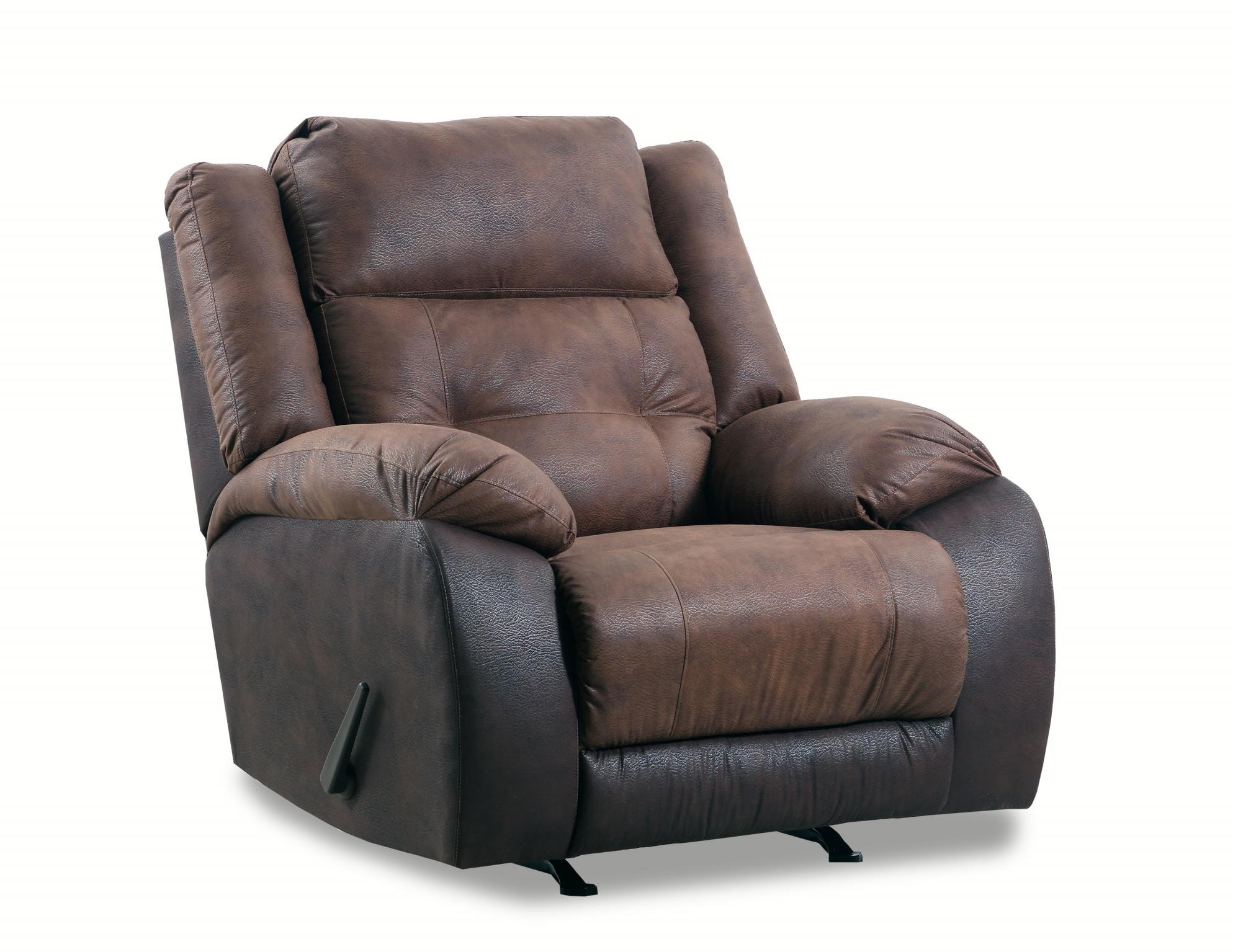 Lane power outlet cuddler recliner