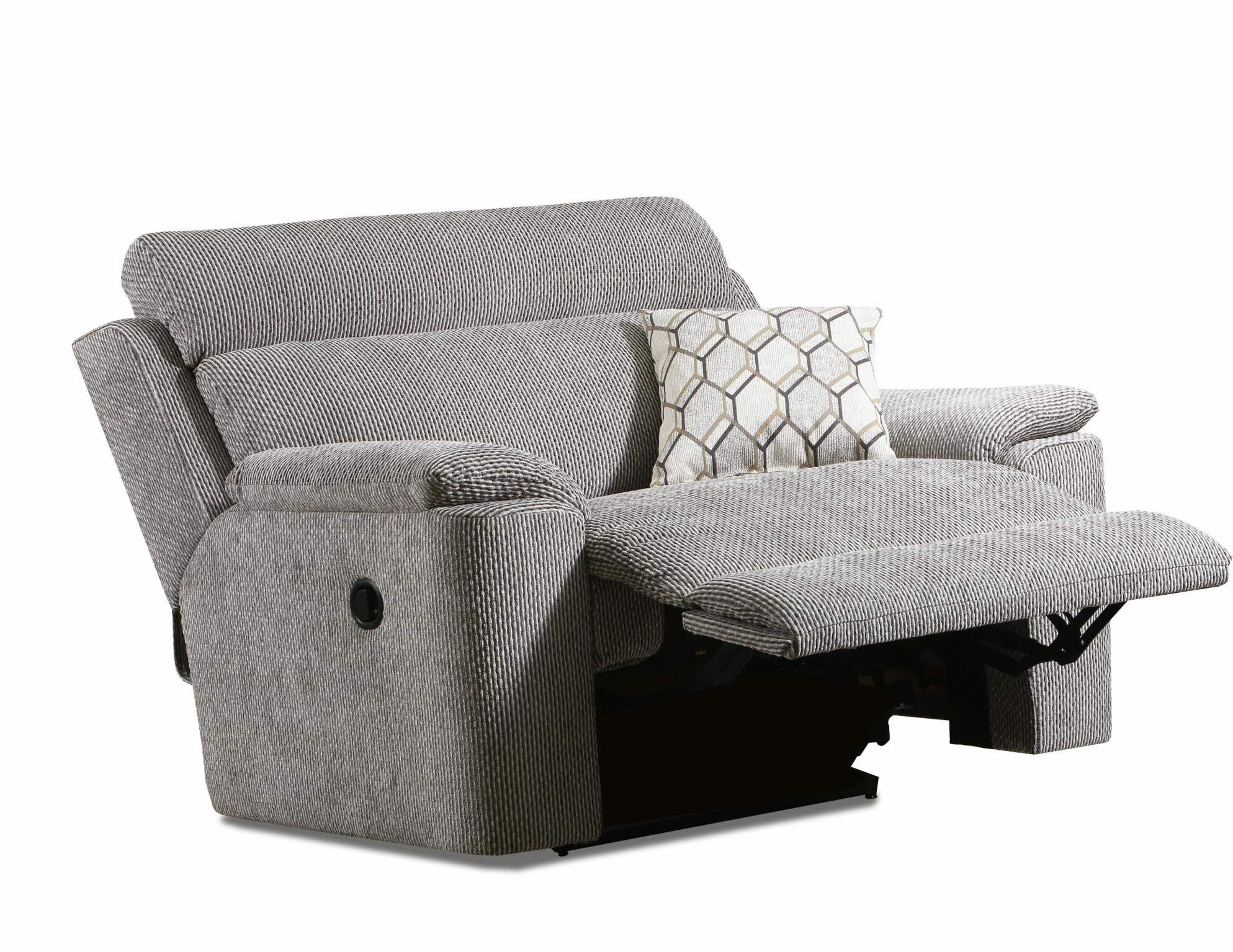Lane Home Furnishings Living Room Cuddler Recliner Extrovert Silver