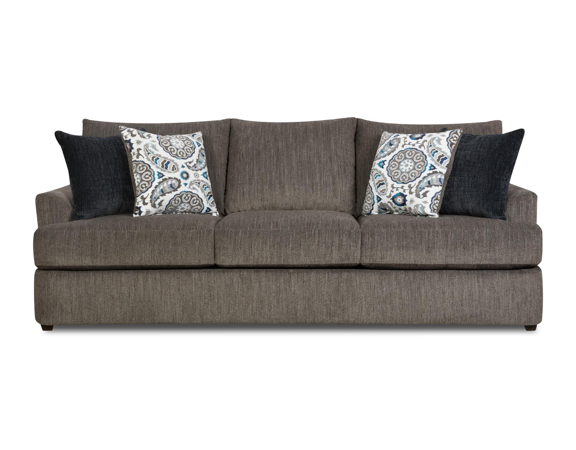 Lane Home Furnishings Living Room Sofa - Grandstand Flannel