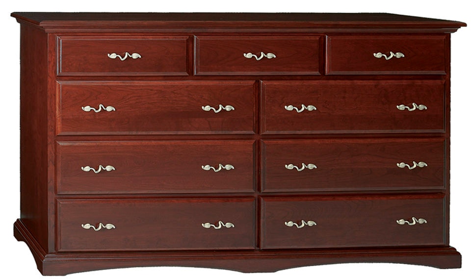 Abalone Bedroom Caesar Grand Dresser Aw1410 Penny Mustard