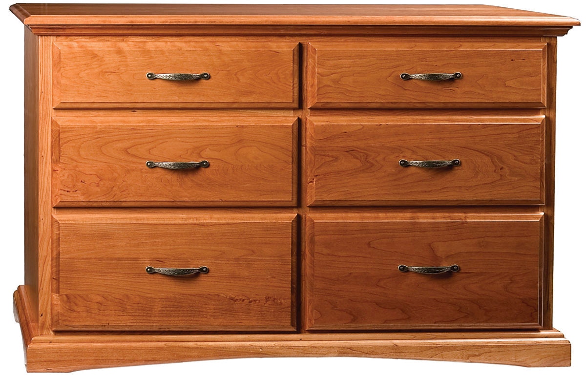 Abalone Bedroom Kingdom 49in Wide 6 Drawer Dresser Aw1440 Penny