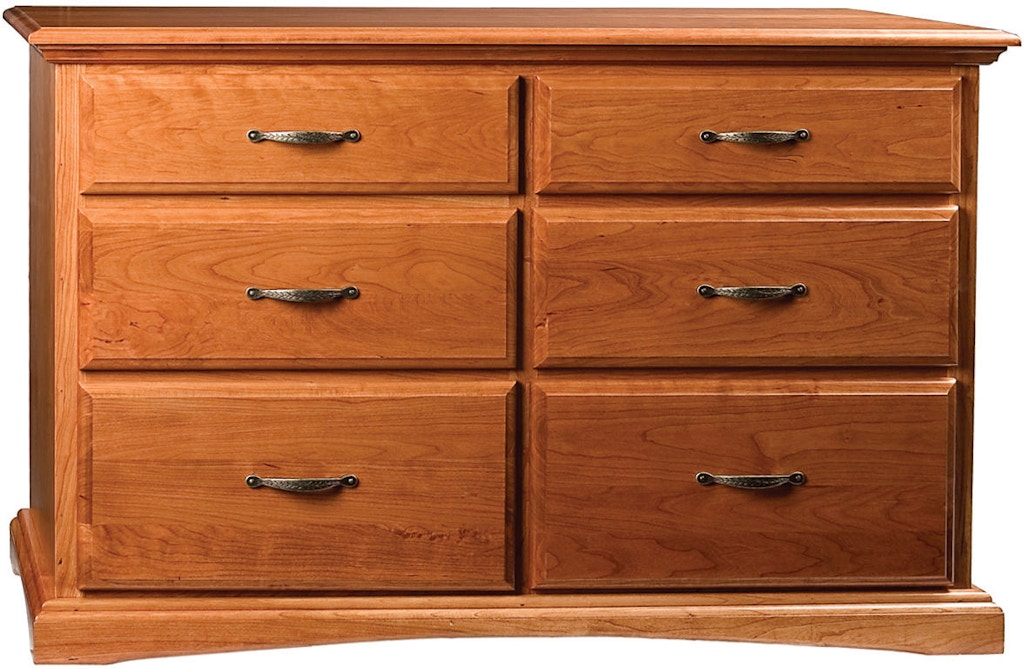 Abalone Bedroom Kingdom 49in Wide 6 Drawer Dresser Aw1440 Penny