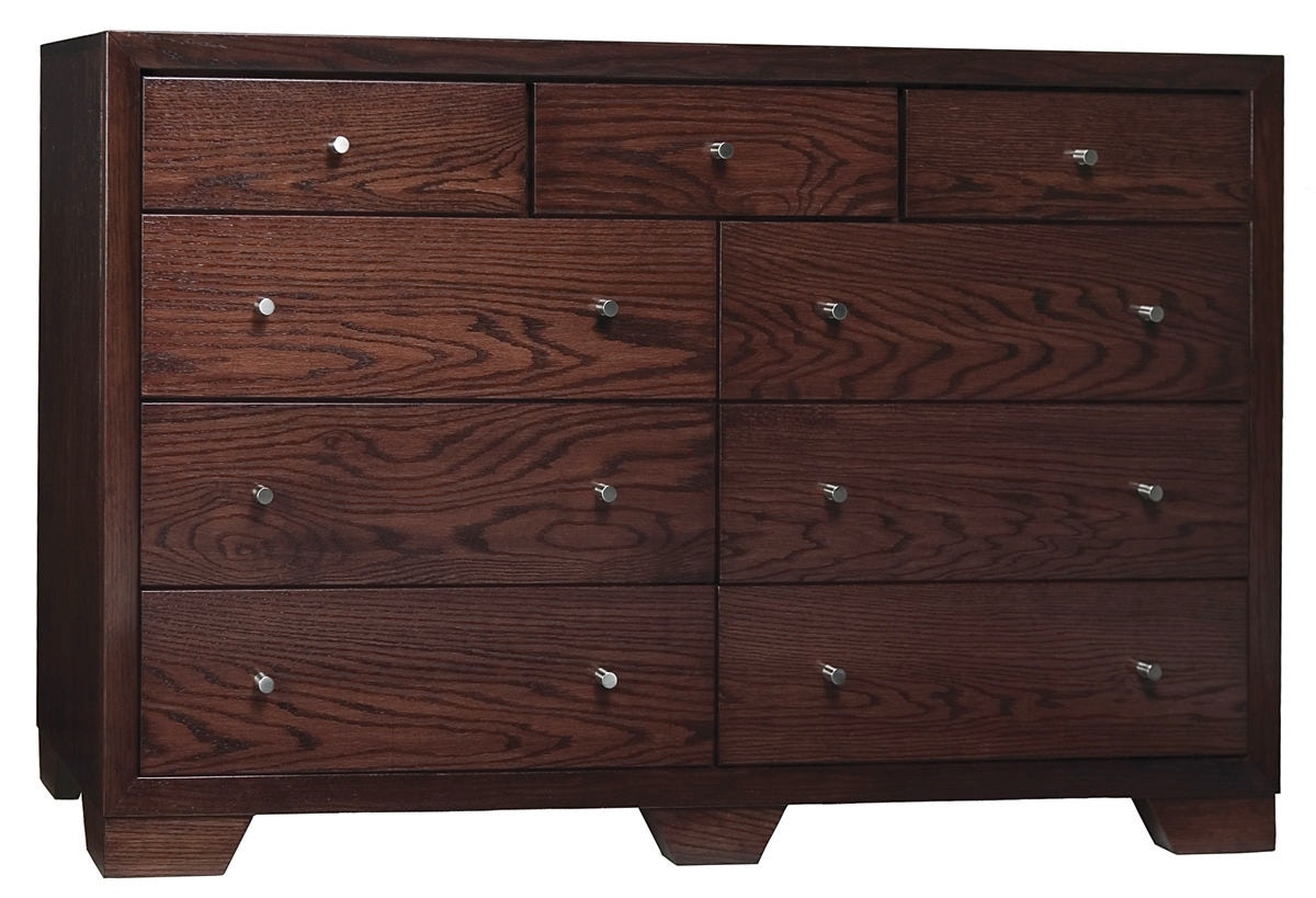Abalone Bedroom Zeus 9 Drawer Dresser Aw5410 Penny Mustard