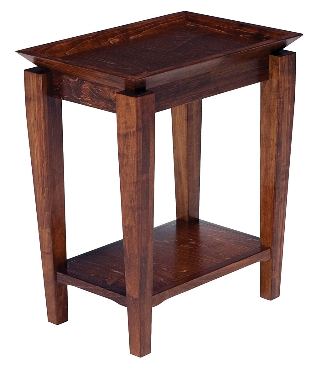 narrow end tables for small spaces