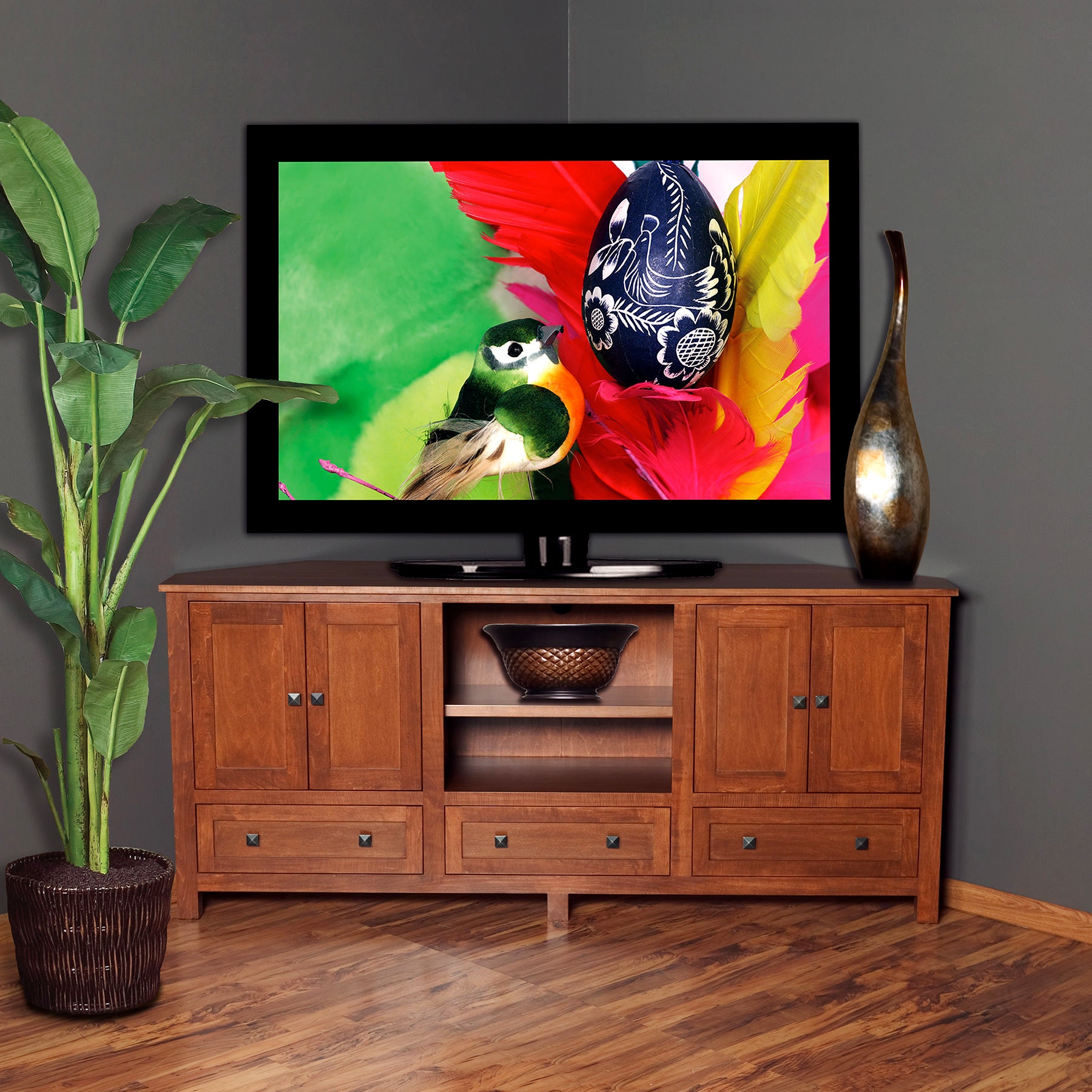 Abalone Home Entertainment Sherwood 36 Corner Tv Stand G Aw7386