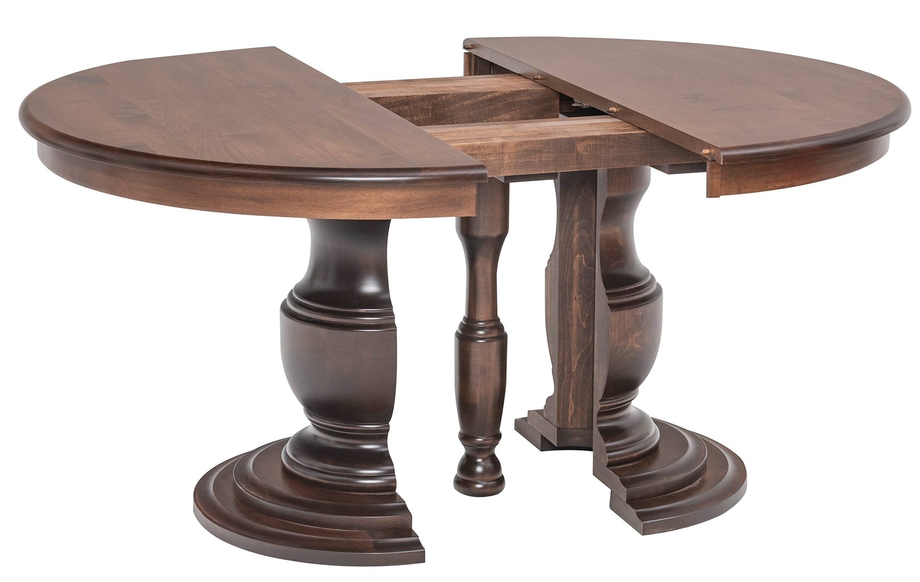 County Line Dining Room Zale 48" Round Split Pedestal Table CL584048
