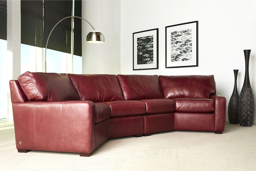 American Leather Living Room Carson Sectional Csn Sect1 Penny