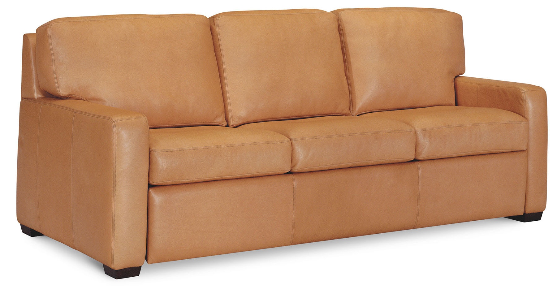 American Leather Living Room Sofa Csn So3 St Penny Mustard