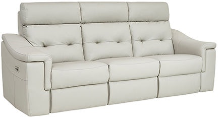 Elran Living Room Power Reclining Sofa W/Power Headrest ...