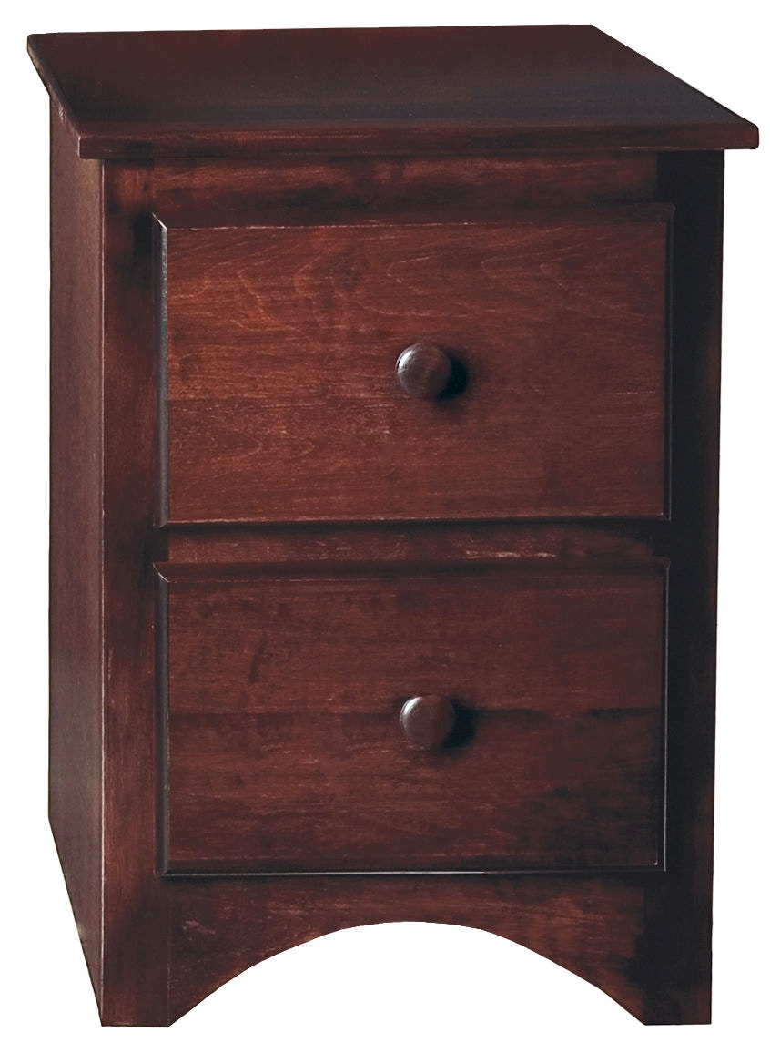 Bridgeport Bedroom Symmetry 2 Drawer Narrow Nightstand Bb2921