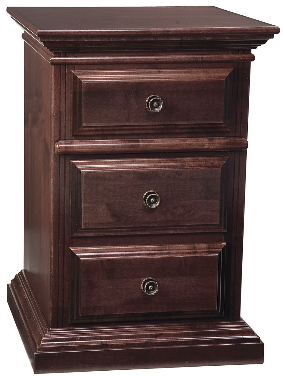 Willow Valley Bedroom 3 Drawer Nightstand W Tray Wv9349 Penny Mustard Milwaukee Wisconsin