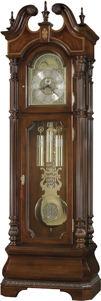 Howard Miller Majestic Curio Grandfather Clock 