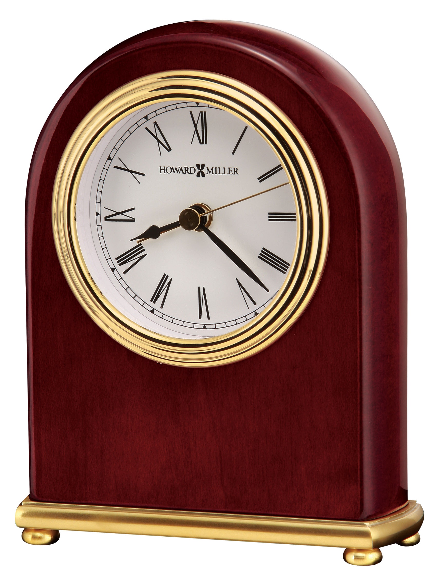 Howard Miller Clocks Rosewood Arch Tabletop Clock 613487 - Carol