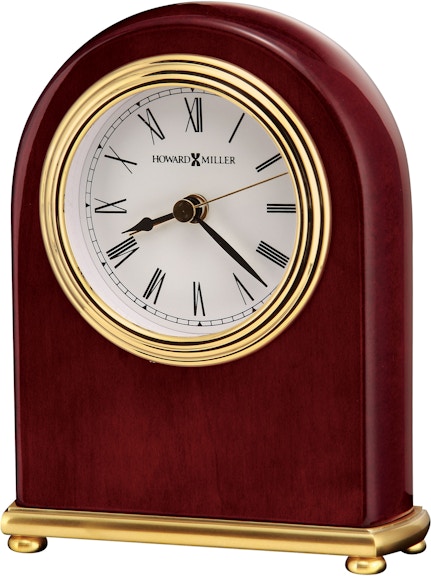 Howard Miller Rosewood Arch Tabletop Clock 613487 613487