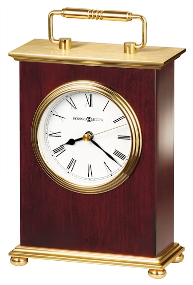 Howard Miller Clocks Rosewood Arch Tabletop Clock 613487 - Carol House  Furniture - Maryland