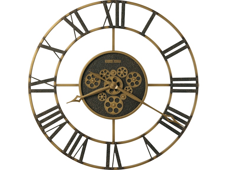 Howard Miller Clocks Quinlan Oversized Wall Clock 625803 - Rider Furniture  - Princeton, South