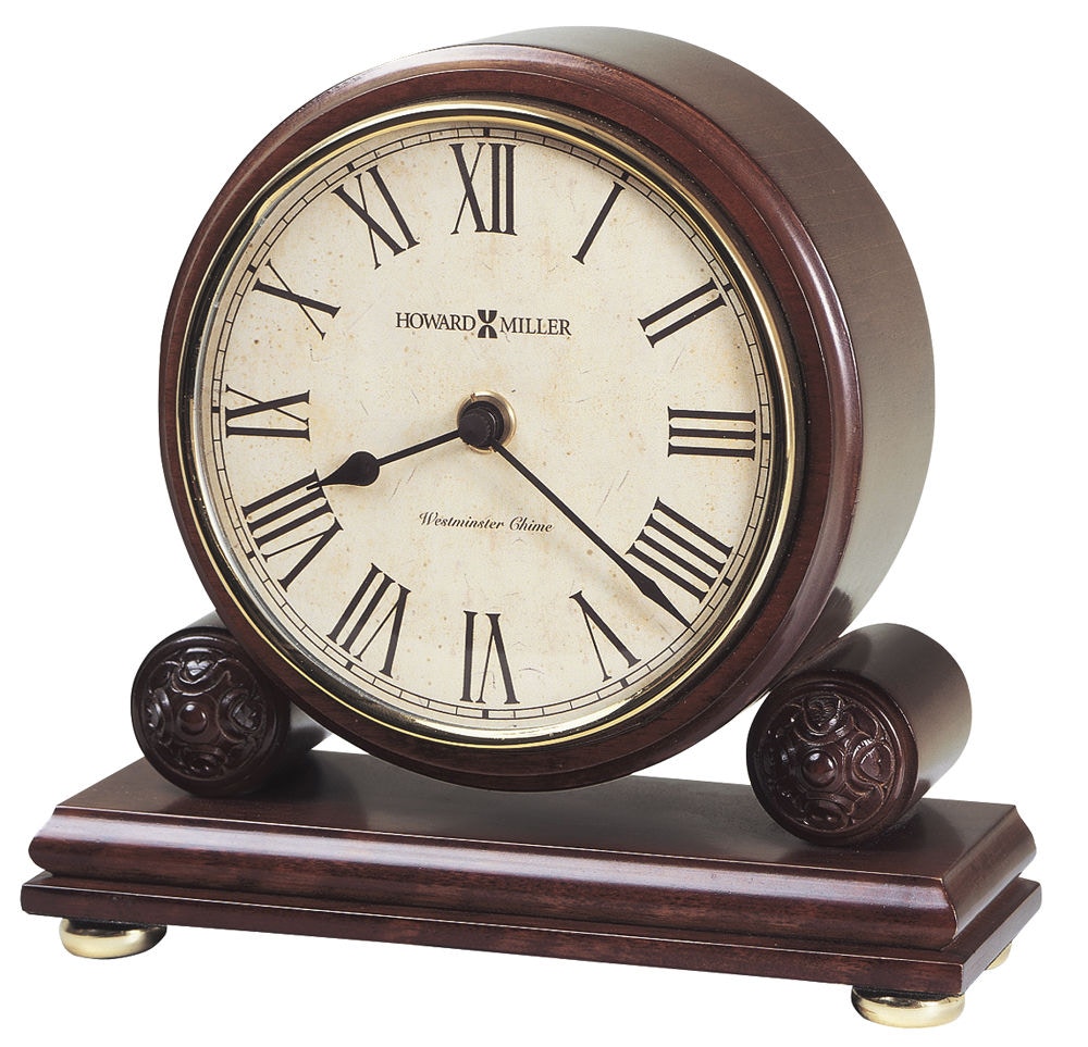 Howard Miller Grant Mantel Clock 630-181 Windsor Cherry Finish, Brass shops Finished