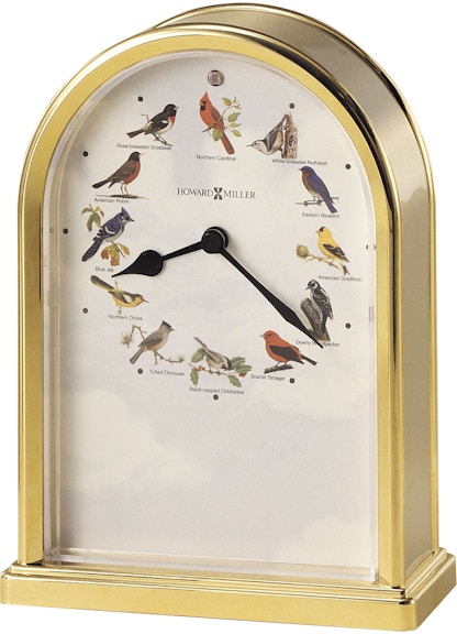 Howard Miller Tabletop Clock Song Birds Of North America III Tabletop Clock 645405