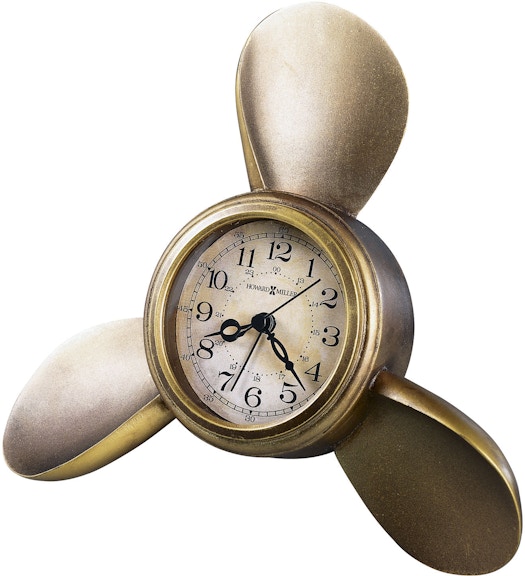 Howard Miller Tabletop Clock Propeller Alarm Tabletop Clock 645525