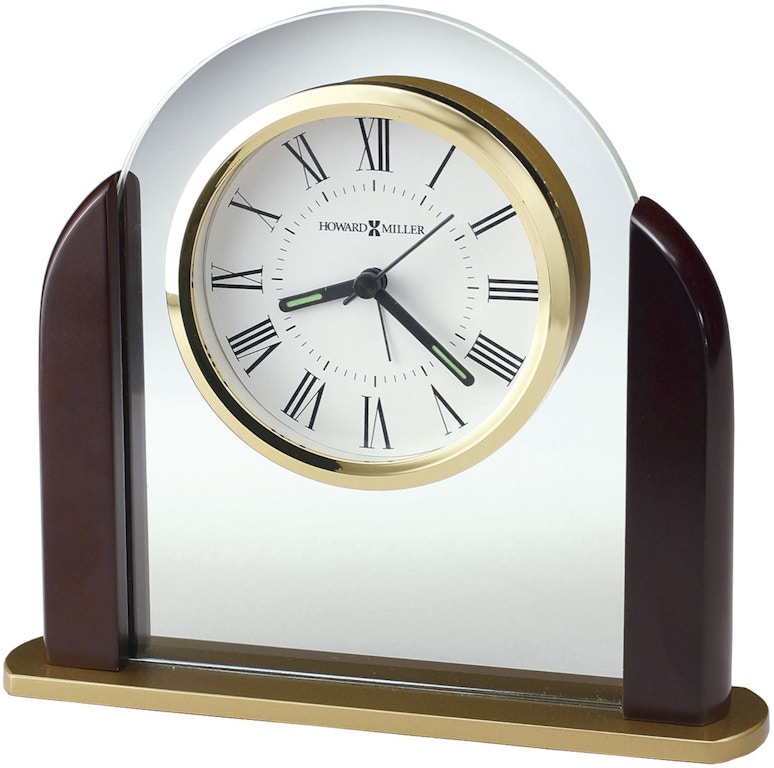 Howard Miller Clocks Derrick Tabletop Clock 645602, Hickory Furniture Mart