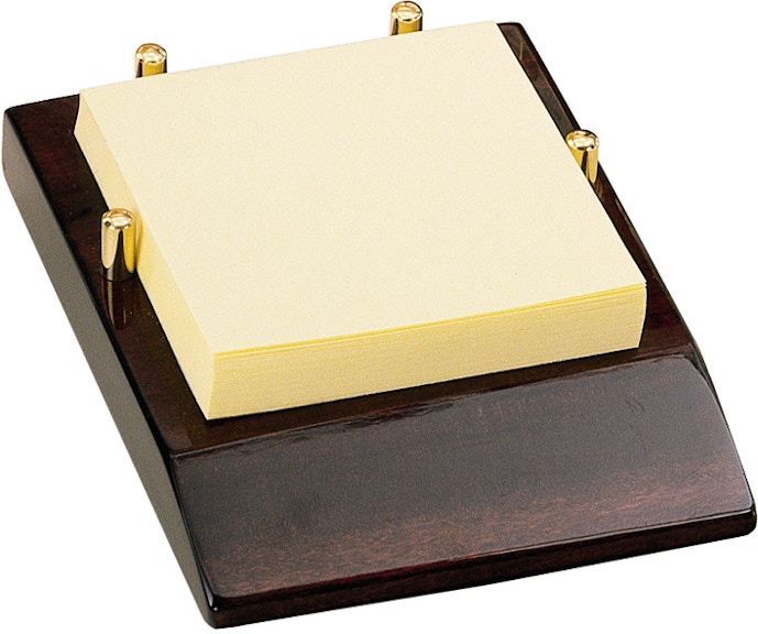 Howard Miller Tabletop Clock Note Pad Caddy II 655107