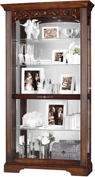 Howard Miller Living Room Hartland Curio Cabinet 680445 - Fx Marcotte  Furniture - Lewiston, Me