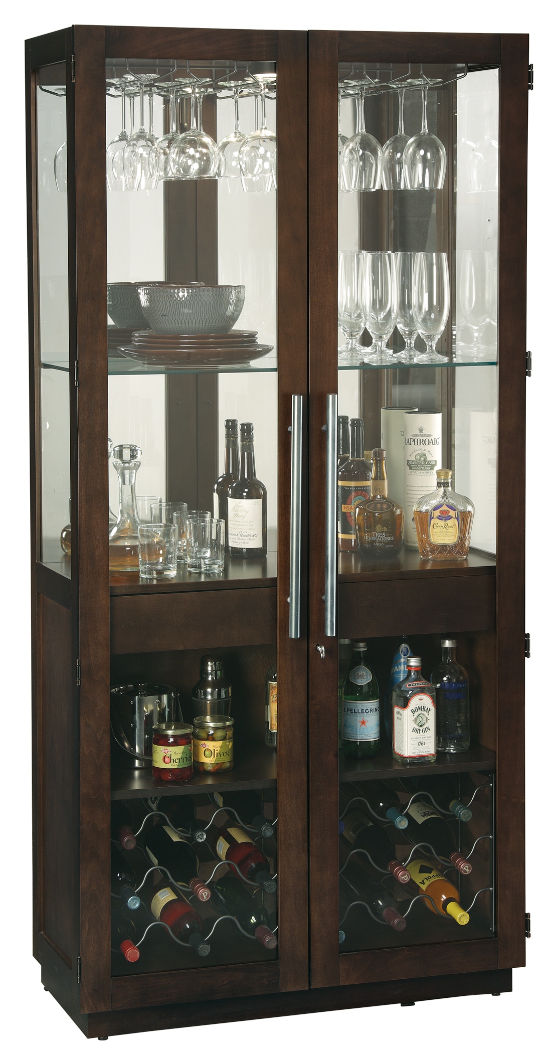 Howard miller corner wine outlet cabinet