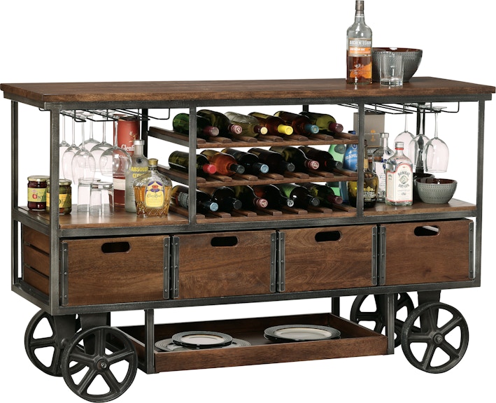 Howard Miller Wine Cabinet/Bar Budge Wine and Bar Cart 695324