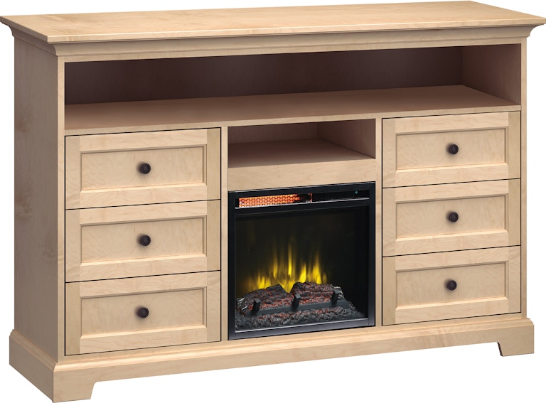 Howard Miller Home Storage Solutions 63" Wide/41" Extra Tall Fireplace Console FT63D