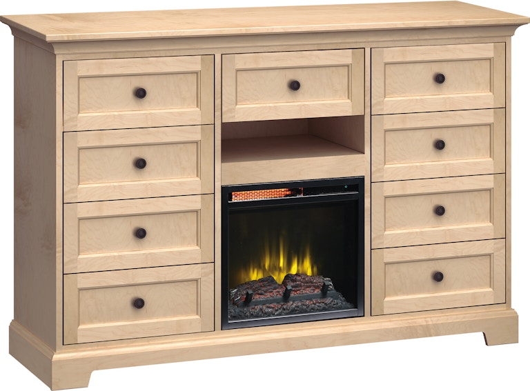 Howard Miller Home Storage Solutions 63" Wide/41" Extra Tall Fireplace Console FT63F