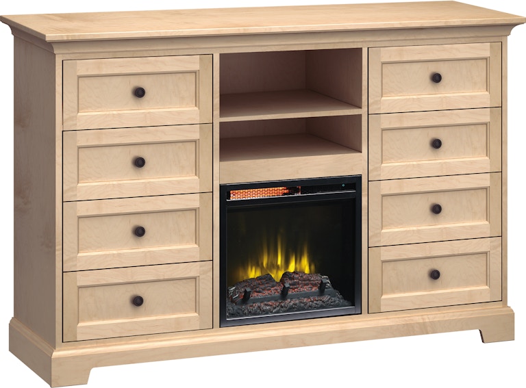Howard Miller Home Storage Solutions 63" Wide/41" Extra Tall Fireplace Console FT63G