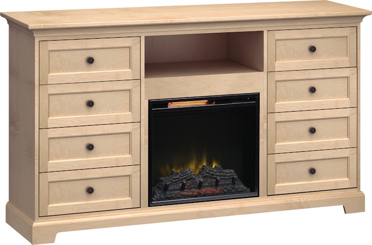 Howard Miller Home Storage Solutions 72" Wide/41" Extra Tall Fireplace Console FT72F