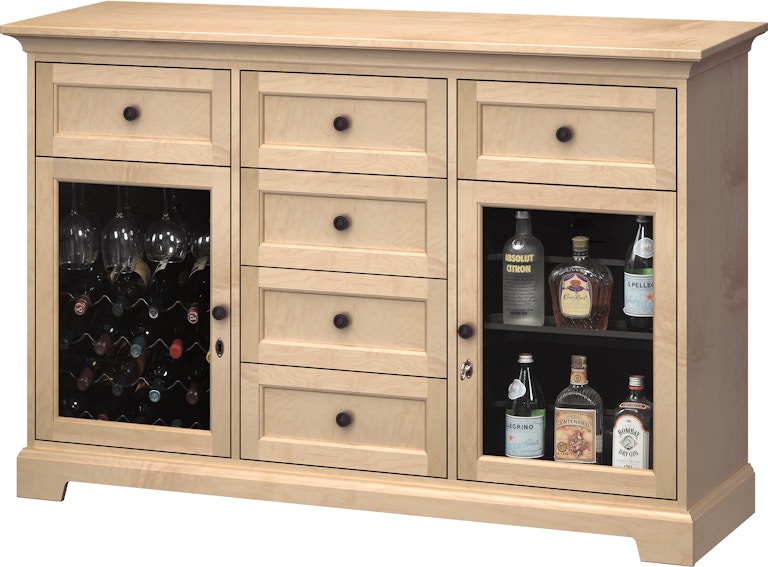 Howard Miller Home Storage Solutions Custom Wine/Spirits Console WS63A