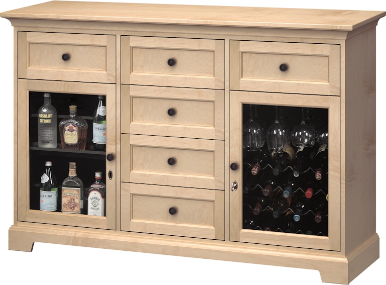Howard Miller Home Storage Solutions Custom Wine/Spirits Console WS63B