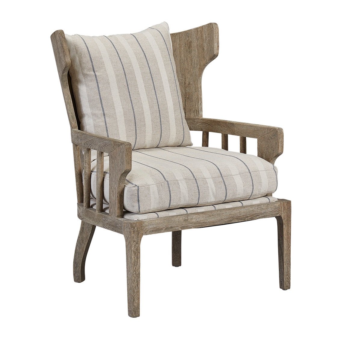 Furniture Classics Living Room Wingback Wooden Chair 20379 Klingman's