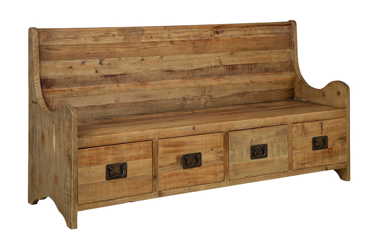 家具 cabinet bench Amazon.com: JIVOIT Rustic Storage Bench with 3 Shutter-Shaped