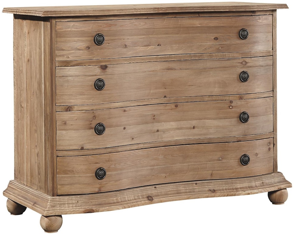 Furniture Classics Bedroom Pine Bowfront Chest 84218 - Maynard's