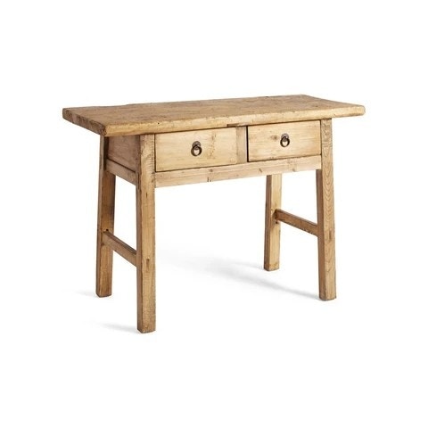 Furniture Classics Living Room Vintage Chinese Butchers Accent Table ...