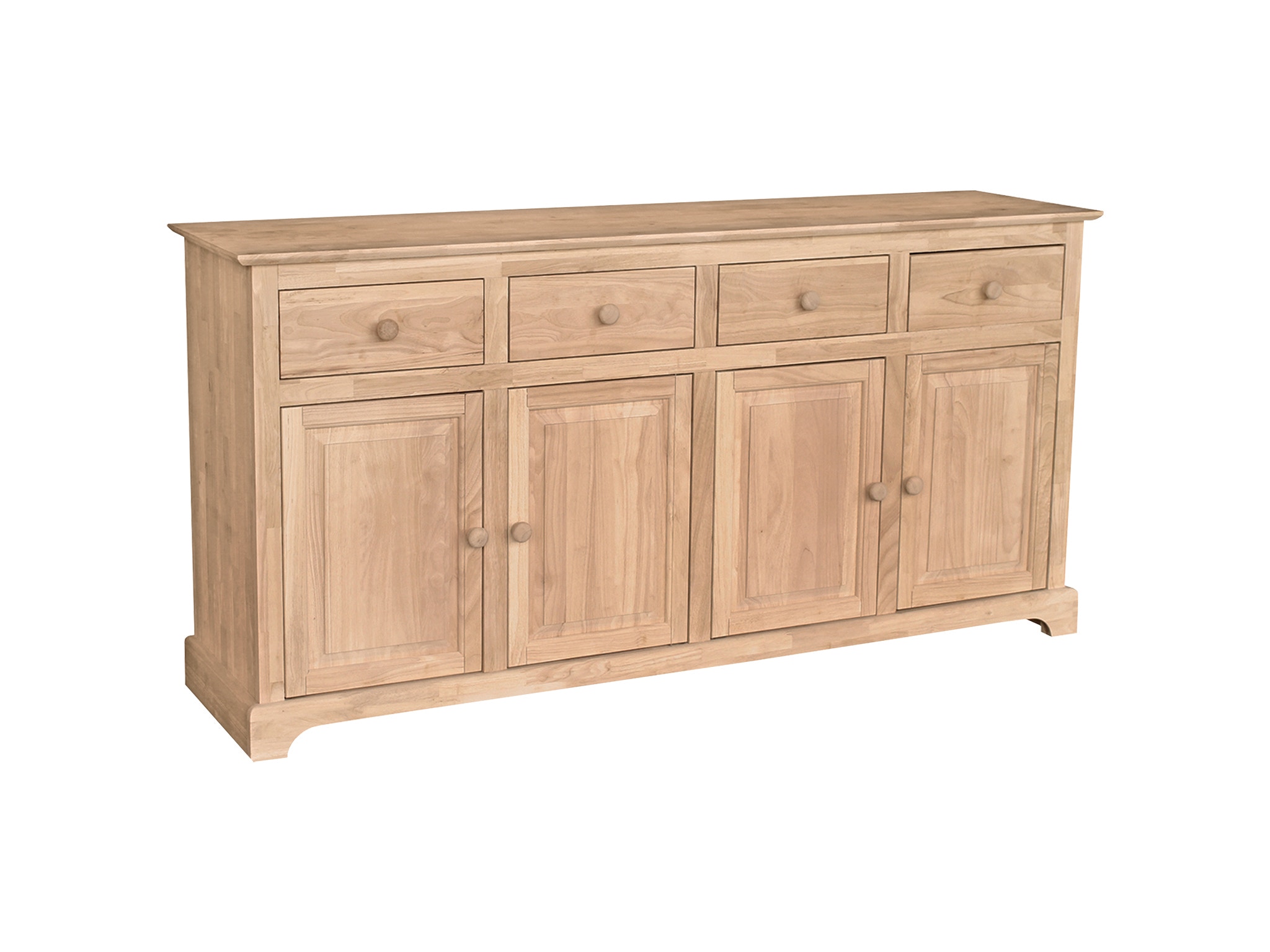 Unfinished sideboard store buffet