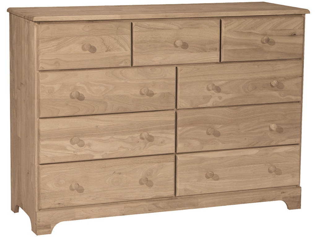 John Thomas Bedroom Jamestown 9 Drawer Dresser Bd 5019 John