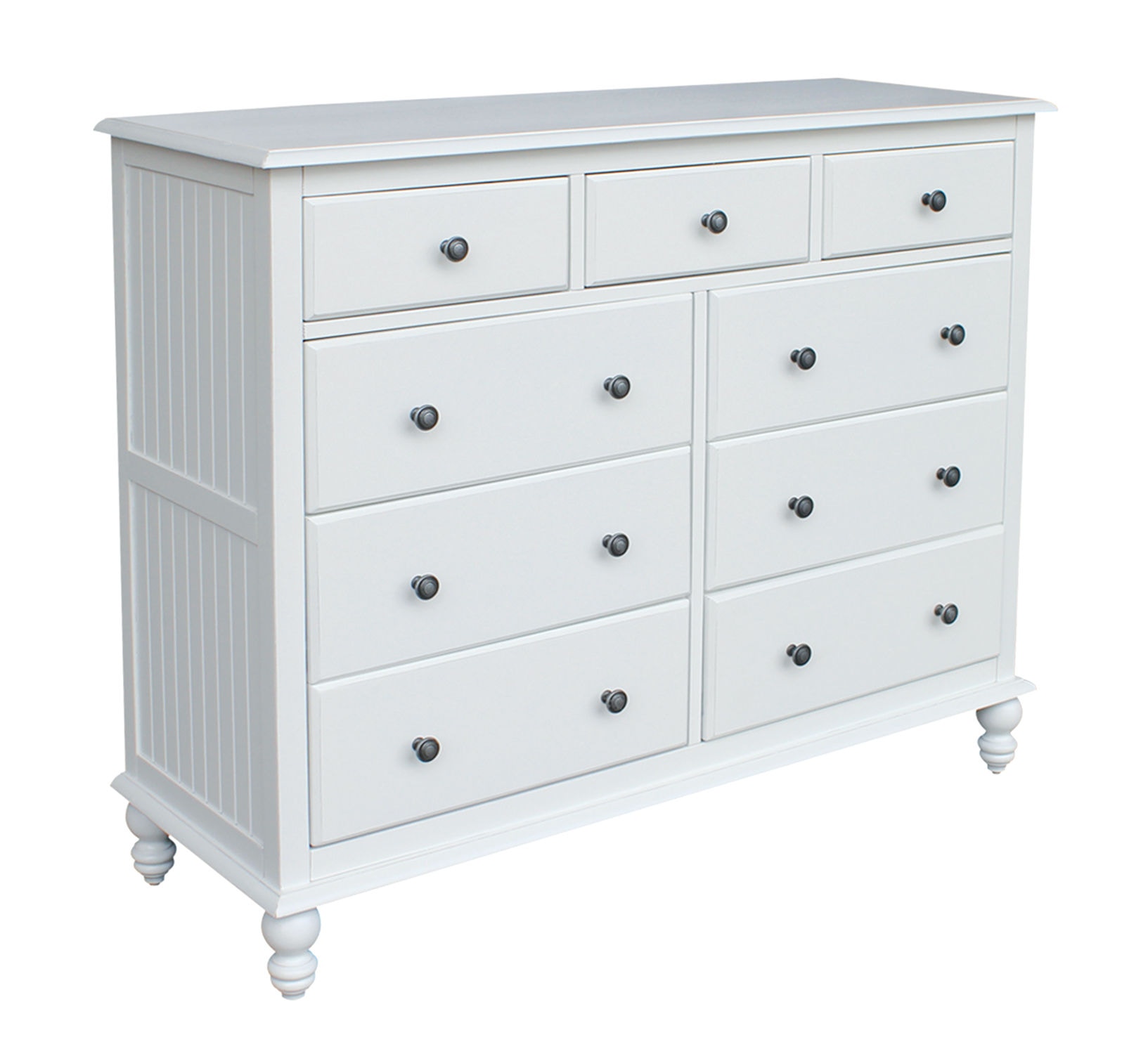 John Thomas Bedroom 8 Drawer Dresser In Beach White Bd07 2019