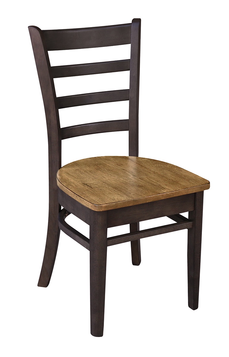 John Thomas Casual Dining Emily Chair in Hickory Coal C45617B Woody