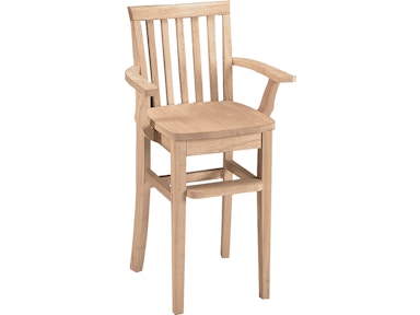 John Thomas Baby and Kids Mission Youth Chair CC-265B Woodworks