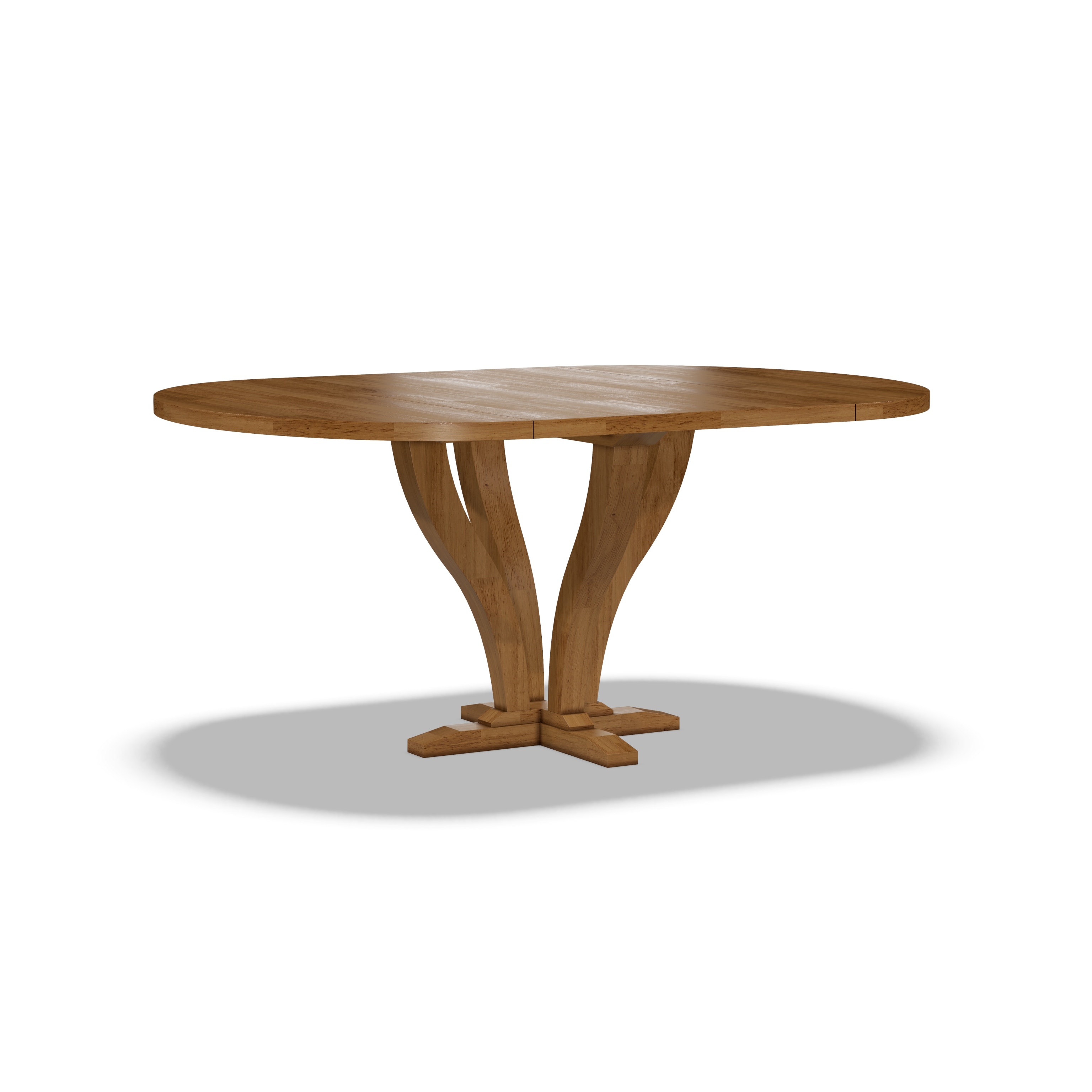  Oval Table Top w/ Elle Pedestal Base CPB-25
